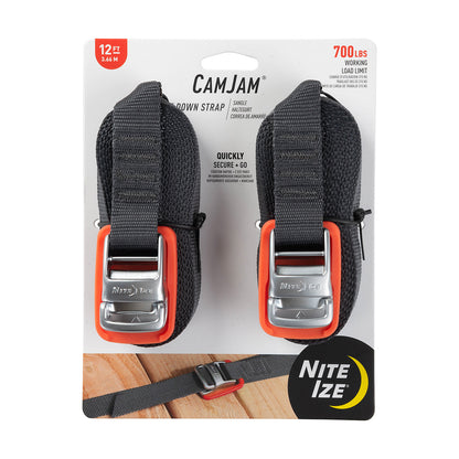 Nite Ize CamJam Tie Down Strap - 12 FT (3.66m) 2 pack