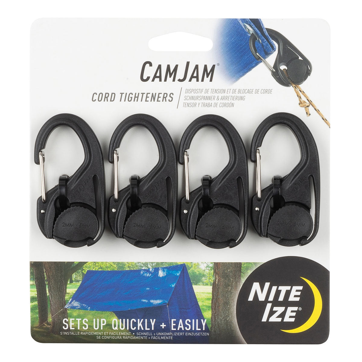 Nite Ize CamJam Cord Tightener - 4 Pack